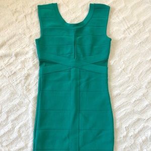 Teal Bandage Dress